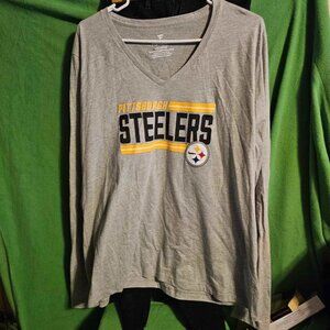WOMENS 2 XL PITTSBURGH STEELERS LONG SLEEVE SHIRT
